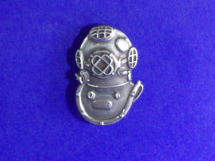 Sterling Silver Mark V Helmet Lapel Pin